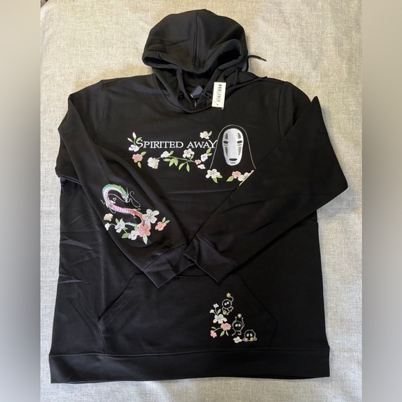 SM Studio Ghibli Spirited Away Floral No-Face Hoodie - Picture 2 of 4